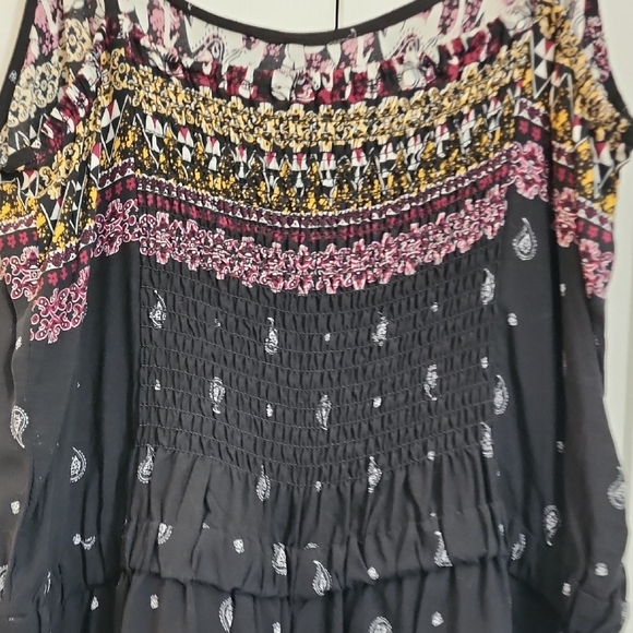 Black Patterned Jumpsuit - Picture 12 of 13